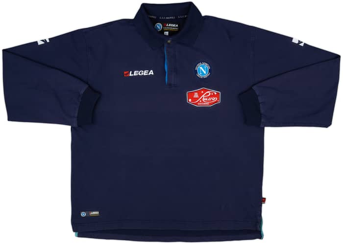 2003-04 Napoli Legea Polo L/S Shirt - 7/10 - (L)