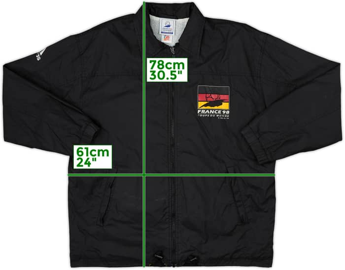 1998 Germany adidas Coupe du Monde Track Jacket - 6/10 - (S)