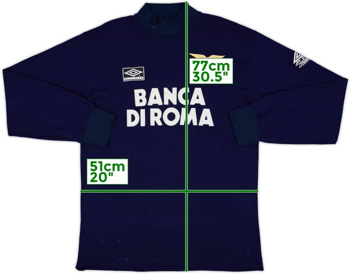 1992-93 Lazio Umbro Sweat Top - 9/10 - (XL)