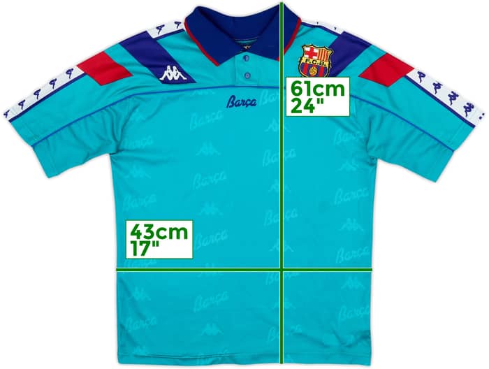 1992-95 Barcelona Away Shirt - 8/10 - (Y)