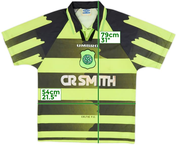 1996-97 Celtic Camiseta Visitante - 7/10 - (L)
