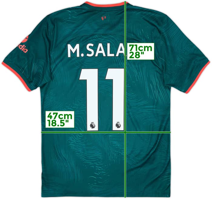 2022-23 Liverpool Tercera Camiseta M.Salah #11 - 7/10 - (S)