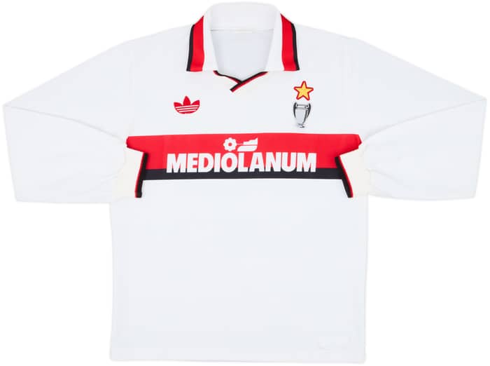 1990-91 AC Milan Away L/S Shirt - 5/10 - (S)