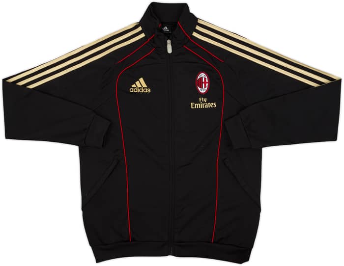 2010-11 AC Milan adidas Track Jacket - 8/10 - (M.Boys)