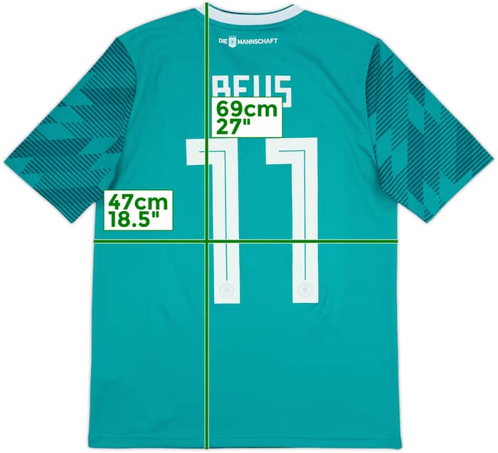 2018-19 Germany Away Shirt Reus #11 - 6/10 - (XL.Boys)