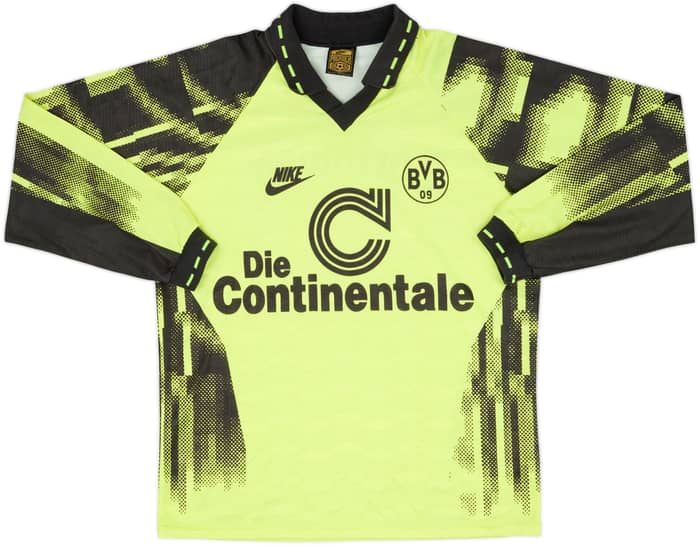 1992-93 Borussia Dortmund Local Manga Larga Camiseta - 9/10 - (M)