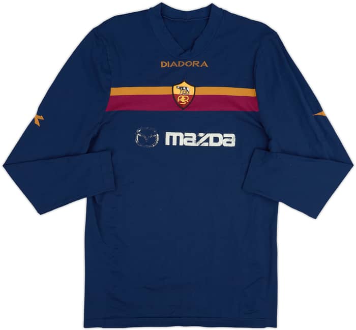 2003-04 Roma Diadora Training L/S Shirt - 5/10 - (L/XL)