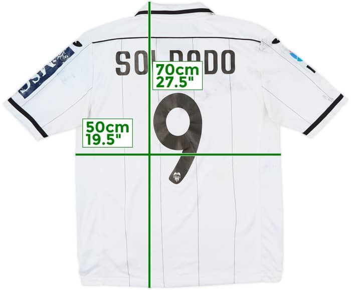 Camiseta de local del Valencia 2012-13 Soldado #9 - 3/10 - (S)