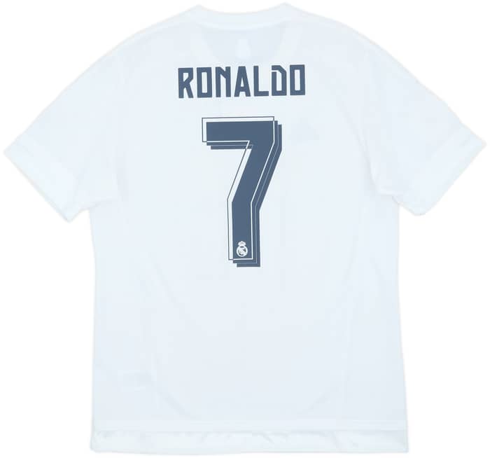 2015-16 Real Madrid Home Shirt Ronaldo #7 - 5/10 - (L)