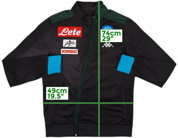 2018-19 Napoli Kappa Track Jacket - 7/10 - (XL.Boys)