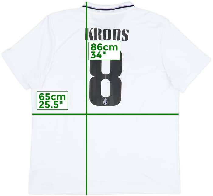 Camiseta de local del Real Madrid 2022-23 Kroos #8 - 6/10 - (XXL)