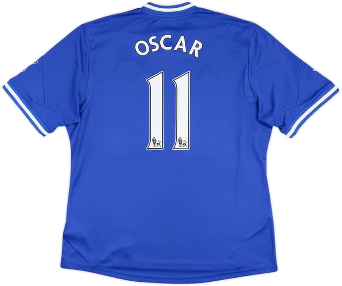 Camiseta de local del Chelsea 2013-14 Oscar #11 - 4/10 - (XL)