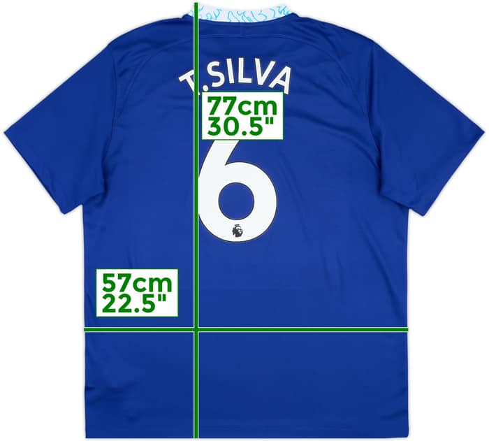 2022-23 Chelsea Local Camiseta T.Silva #6 - 9/10 - (XL)
