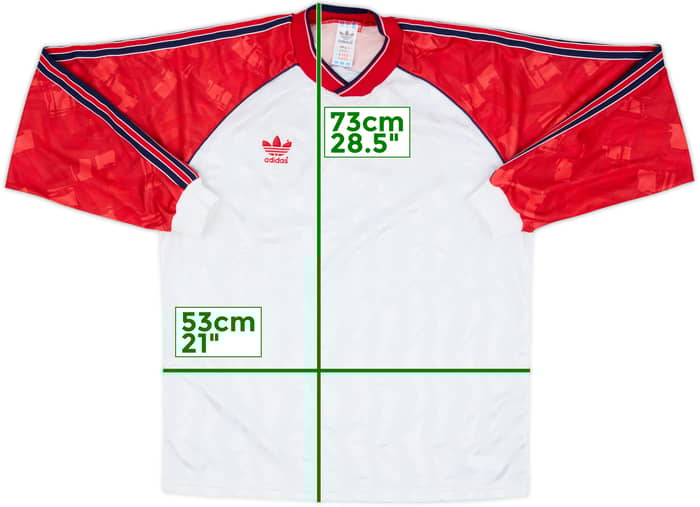 1980s adidas Template L/S Shirt - 9/10 - (L/XL)