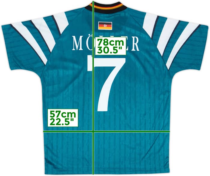 1996-98 Germany WM2006 Away Shirt Moller #7 - 9/10 - (L)