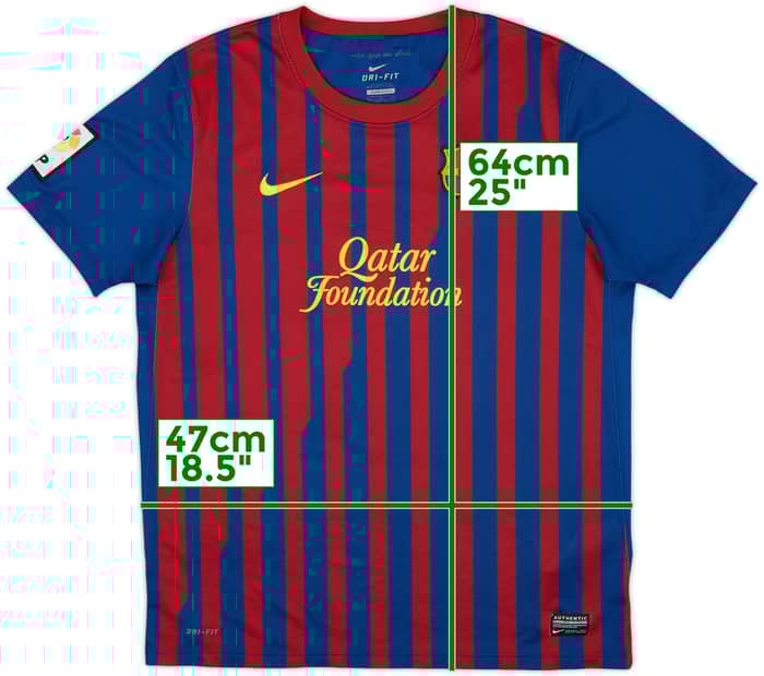 2011-12 Barcelona Home Shirt - 9/10 - (XL.Boys)