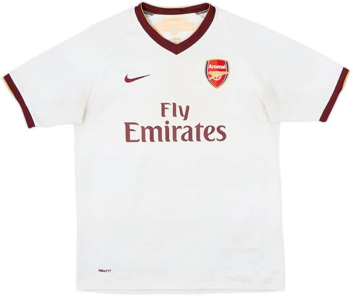 2007-08 Arsenal Away Shirt Fabregas #4 - 6/10 - (XL.Boys)