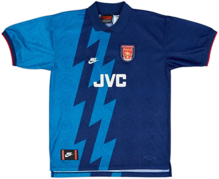 1995-96 Arsenal Away Shirt Wright #8 - 9/10 - (XL.Boys)