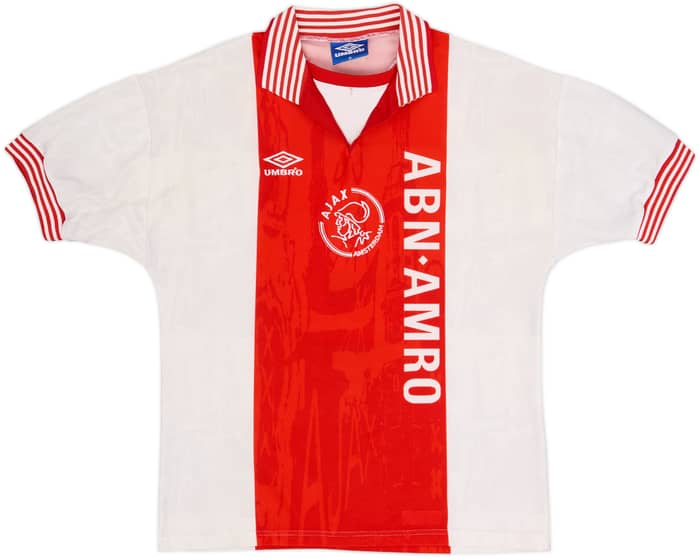 1996-97 Ajax Camiseta Local Kluivert #9 - 8/10 - (M)
