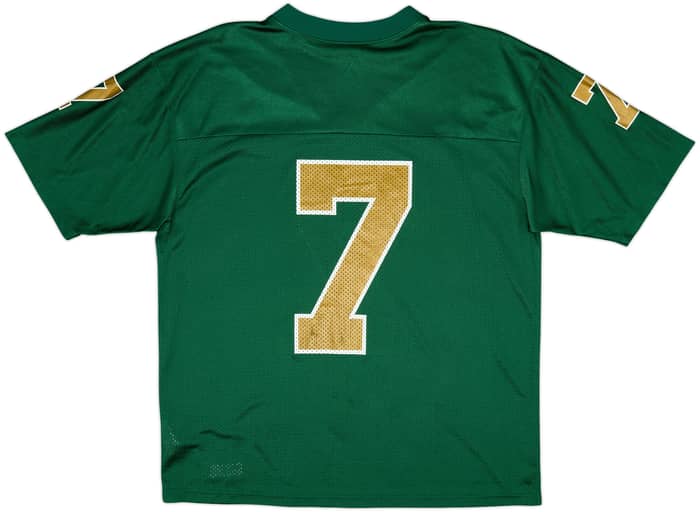 2005-06 Notre Dame Fighting Irish #7 adidas Alternate Jersey - 9/10 - (L)