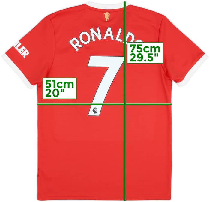 2021-22 Manchester United Home Shirt Ronaldo #7 - 10/10 - (M)