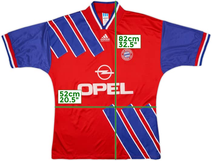 1993-95 Bayern Múnich Camiseta Local - 8/10 - (L)