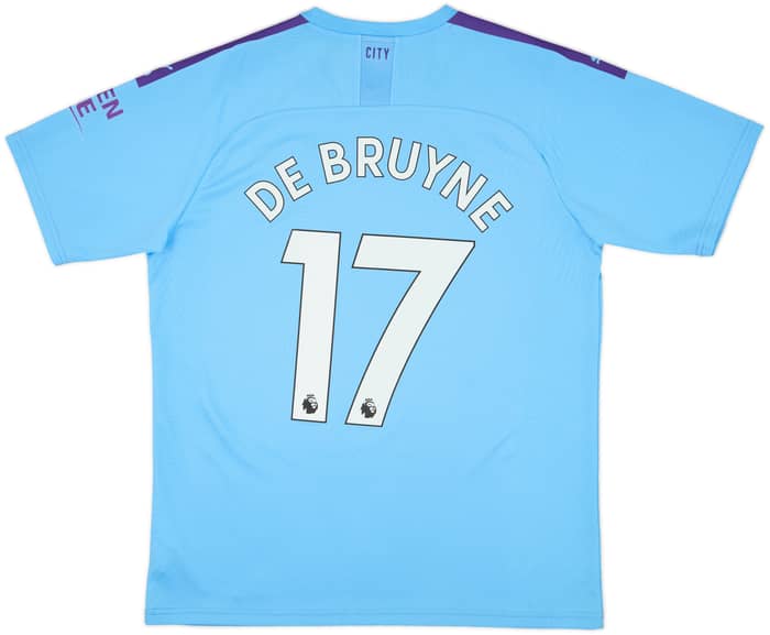 2019-20 Manchester City Home Shirt De Bruyne #17 - 8/10 - (L)