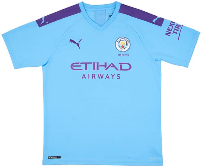 2019-20 Manchester City Home Shirt De Bruyne #17 - 8/10 - (L)