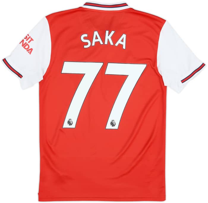 Camiseta de local del Arsenal 2019-20 Saka #77 - 8/10 - (XS)