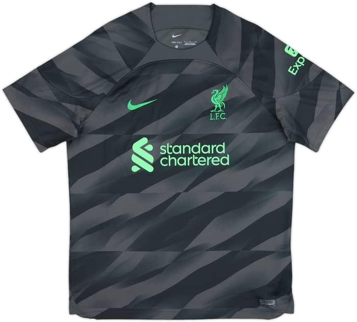 2023-24 Liverpool GK S/S Shirt A.Becker #1 - 10/10 - (L)