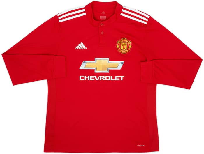Camiseta de local de manga larga del Manchester United 2017-18 Ibrahimovic #10 - 7 de 10 - (L)