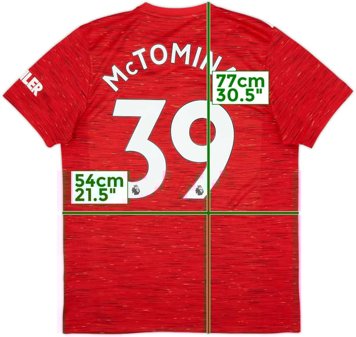 2020-21 Manchester United Home Shirt McTominay #39 - 8/10 - (L)