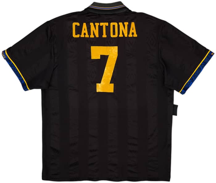 1993-95 Manchester United Away Shirt Cantona #7 - 6/10 - (L)