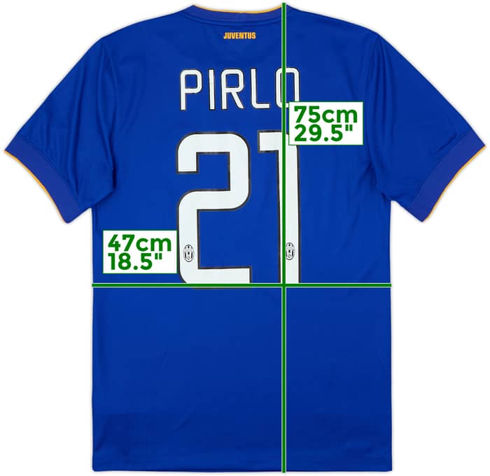 2014-15 Juventus Away Shirt Pirlo #21 - 6/10 - (S)