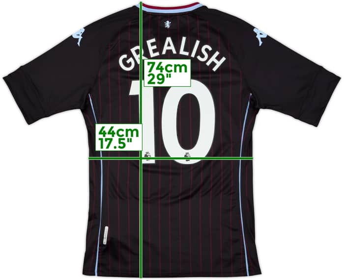 2020-21 Aston Villa Away Shirt Grealish #10 - 10/10 - (L)