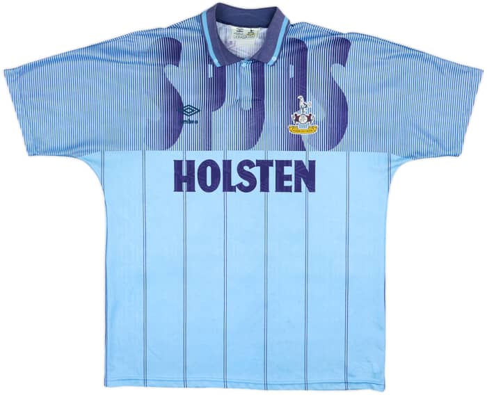 1991-94 Tottenham Third Shirt Sheringham #10 - 8/10 - (XL)