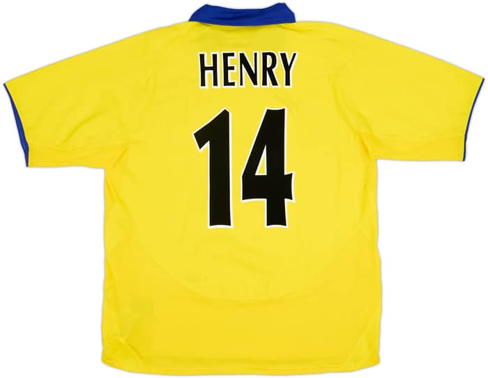 2003-05 Arsenal Away Shirt Henry #14 - 9/10 - (L)