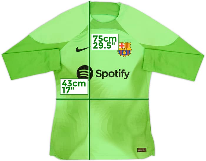 2022-23 Barcelona GK Shirt #1 - 7/10 - (M)