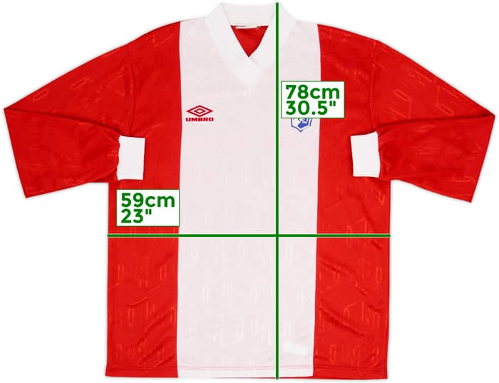 1990s Funnefoss/Vormsund IL Home L/S Shirt #95 - 4/10 - (L)