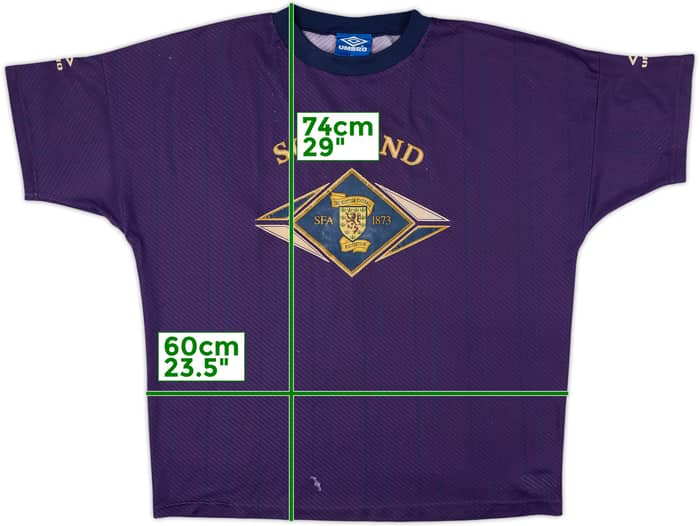 1994-95 Scotland Umbro Training Shirt - 3/10 - (XL)