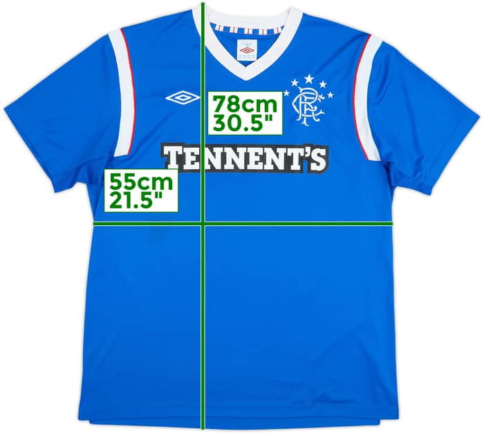 2011-12 Rangers Home Shirt - 6/10 - (XL)