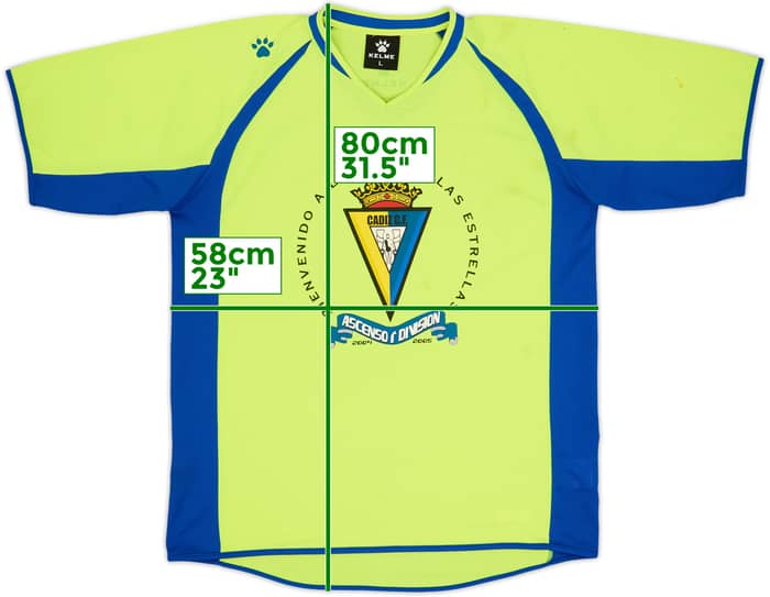 2004-05 Cadiz Kelme Training Shirt - 5/10 - (L)