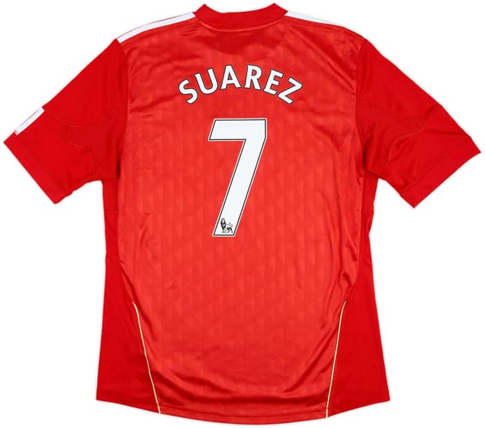 2010-12 Liverpool Home Shirt Suarez #7 - 6/10 - (L)