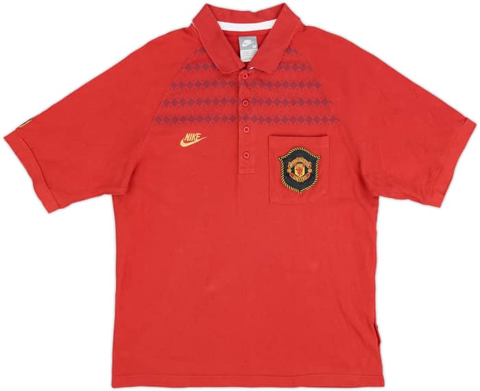 2008-09 Manchester United Nike Polo Shirt - 4/10 - (M)