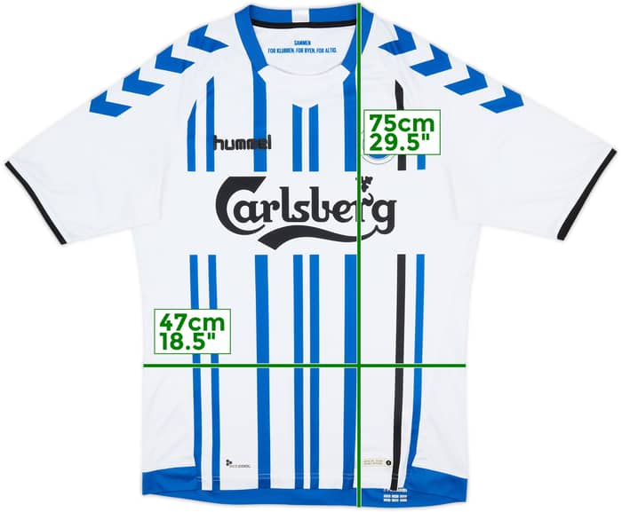 Camiseta de local del Odense 2017-18 - 7/10 - (L)