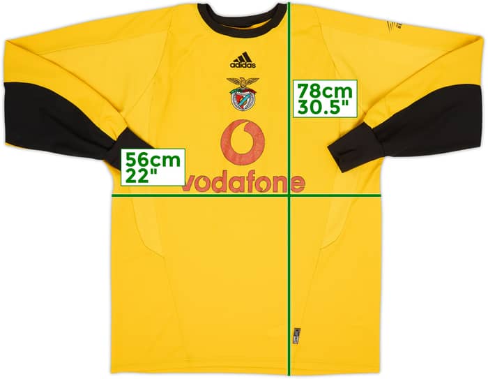2003-05 Benfica Centenary Camiseta de Portero - 7/10 - (L)