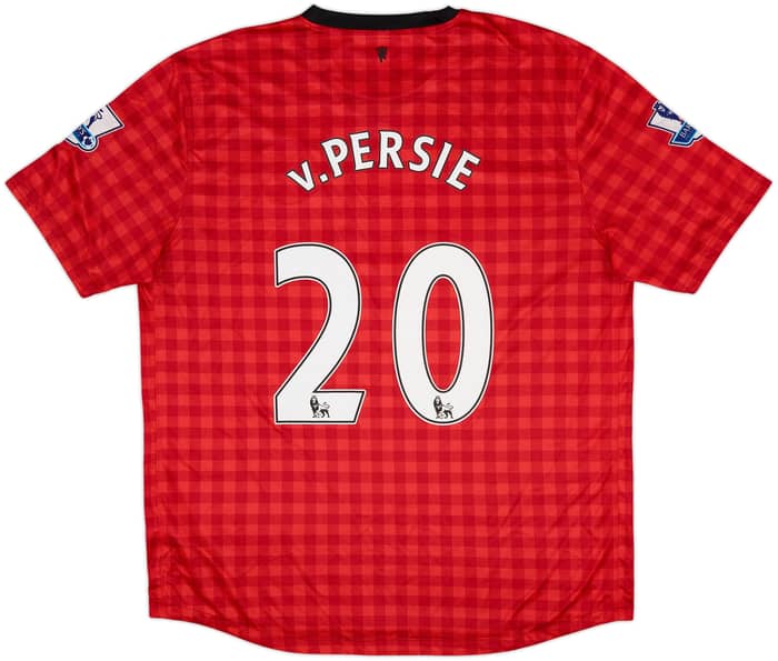 2012-13 Manchester United Home Shirt v.Persie #20 - 8/10 - (XL)