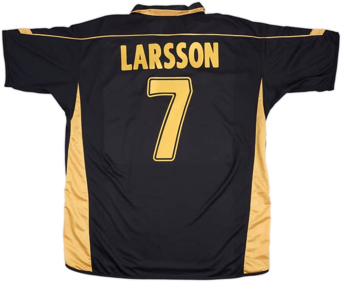 2003-04 Celtic Away Shirt Larsson #7 - 8/10 - (XL)