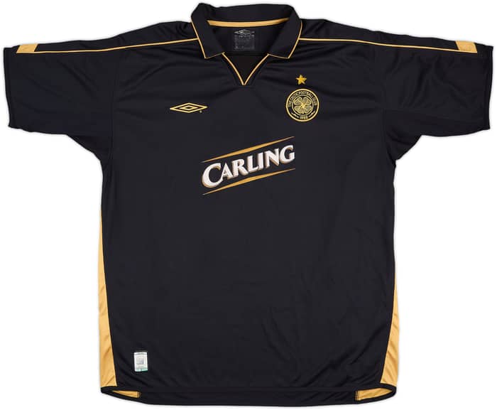 2003-04 Celtic Away Shirt Larsson #7 - 8/10 - (XL)