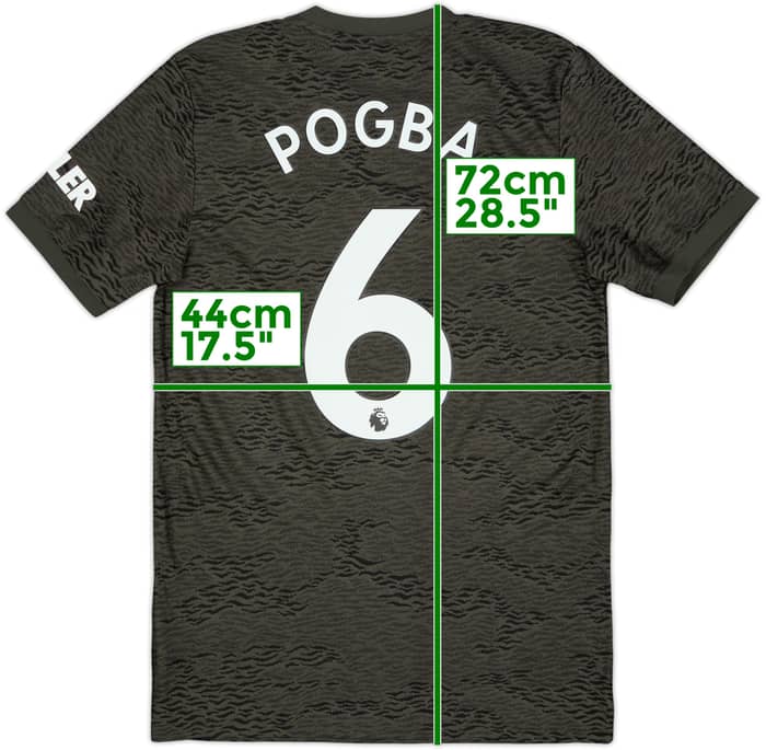 2020-21 Manchester United Away Shirt Pogba #6 - 10/10 - (S)